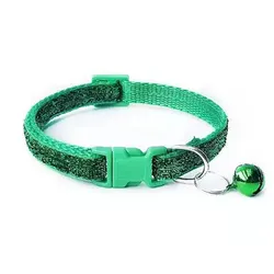 Pet Bell Collar Snap-on Colorful Cat Collar Necklace Dog Collar Decoration Pet Fashion Accessories Cat Collar With Bell