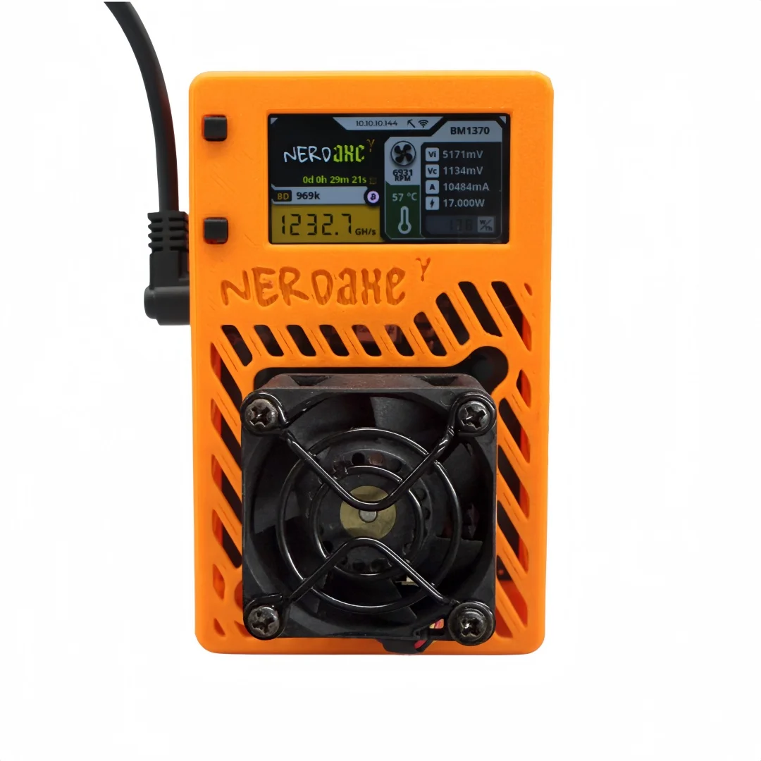 

2025 Latest Bitaxe Gamma 601 Bitcoin Miner 1.2TH/S BM1370 Asic Chip Low Noise Crypto Miner 2.4G WiFi 18W Bitcoins Mining Machine