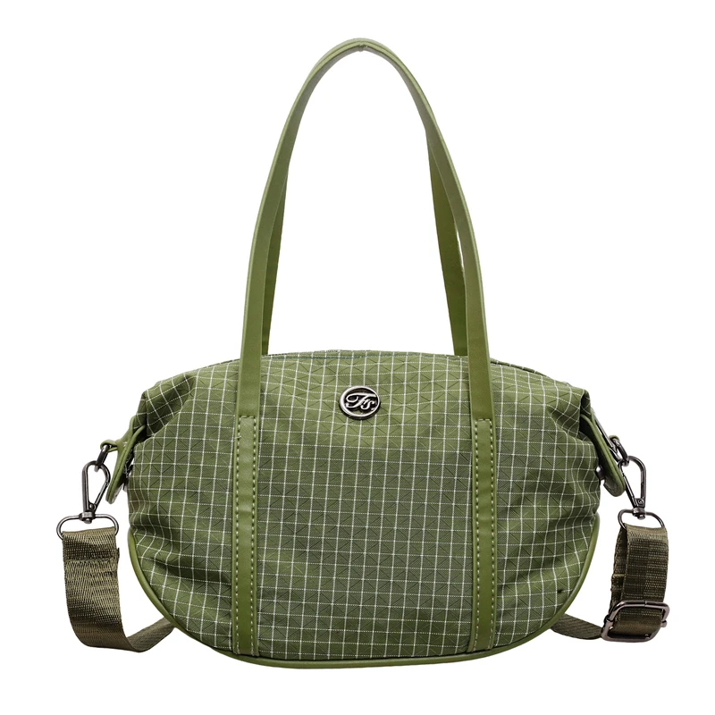 

Vintage Chic High-End Diaper Bag: Women's Leather Shoulder Bag, Textured Crossbody Purse With Minimalist Letter Logo