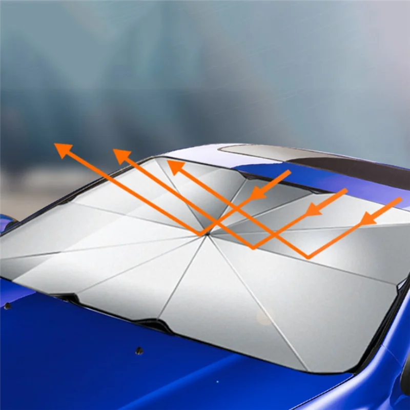 AONEQ-Convenient Multi Foldable Car Parasol Windshield Sunshade Front Car Interior Use