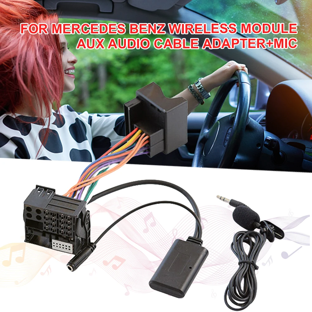 Wireless Bluetooth-Compatible Module with Microphone Audio MP3 Music Adapter Audio 20 30 50 APS for Mercedes-Benz W169 W245 W203