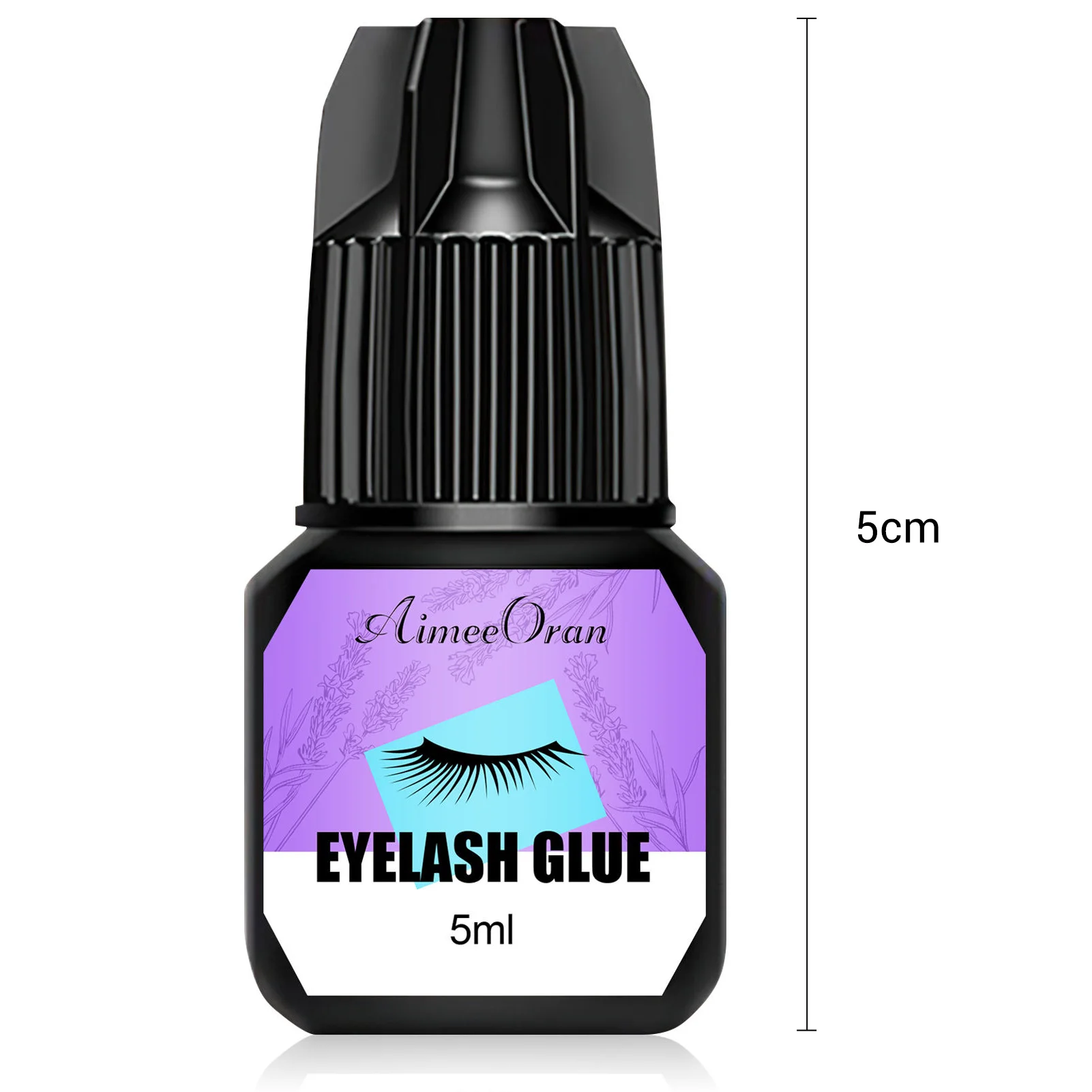5Ml Lash Lijm Valse Wimper Extensties Lijm 0.5 Tweede Sneldrogende Sterke Lash Zelfklevende Lavendel Fruit Smaak Make-Up Tools