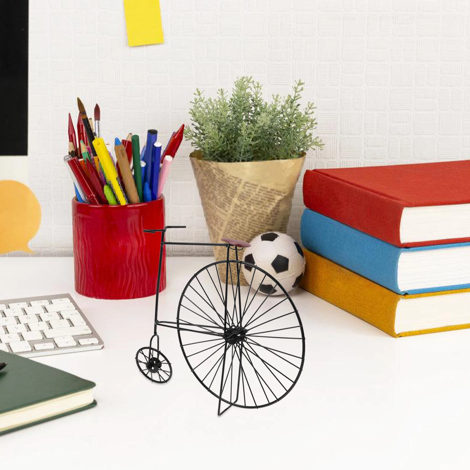 

Vintage Bicycle Decor nament Retro Resin Craftsmanship Home Office Bar Shop Cafe Decoration Iron Desktop Display