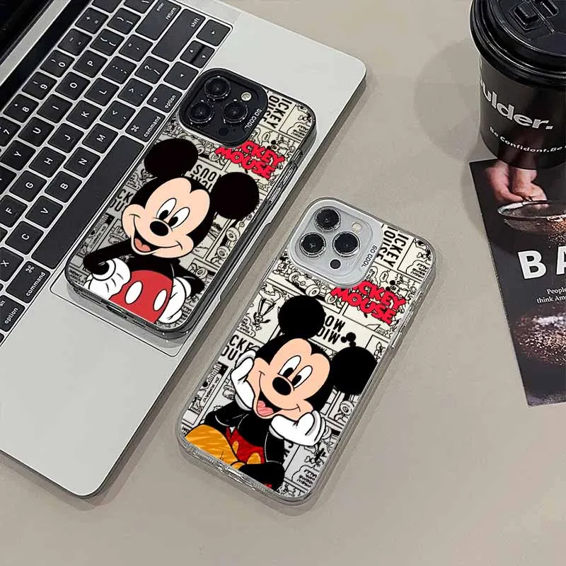 Disney Mickey Mouse Cute Cover For Apple iPhone 17 Air 16E 16 15 14 13 12 mini Pro Max Plus Colorful Phone Case