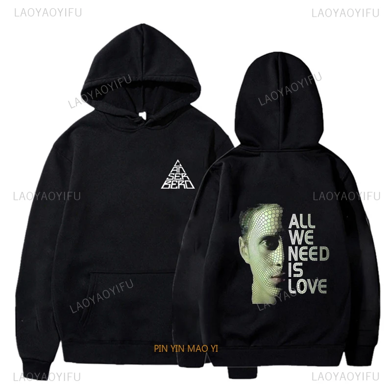 Love is over Canserbero Graphic Hoodies Sweatshirt Vida All We Need Printed Hoodie Men Women Clothing Streetwear Pullover