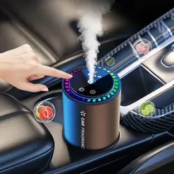 1 Set Car Air Freshener Fragrance Diffuser With Colorful Light Auto On/Off 3 Spray Modes Auto Essential Oil Diffuser Humidifier