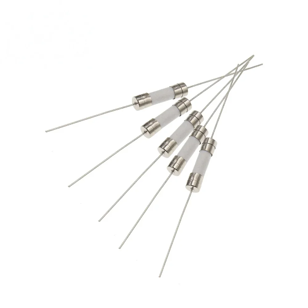 Quick Break 5X20MM Ceramic Fuse Slow Blow Tube Fuse With Pin 5*20MM 250V 0.5A 1A 2A 3A 4A 5A 6A 7A 8A 10A 12A 15A 20A 25A 30A