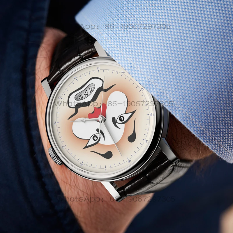 China Vijay Howz 4th Anniversary Limited Chinese Style Harlequin Watch Men's Mechanical Watch Automatic Waterproof Men's Watch