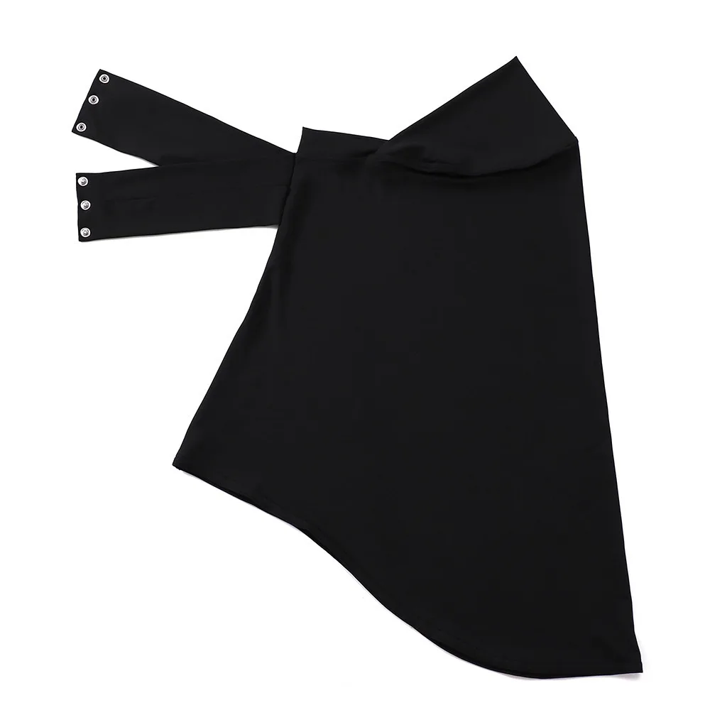 

Ретро застежка-застежка Рамадан хиджаб мягкий дышащий треугольный шарф для волос регулируемый эластичный арабский тюрбан женский чехол для волос