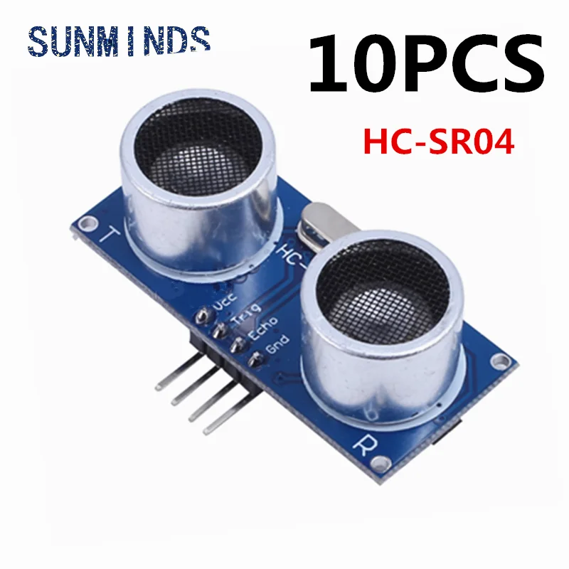 1-10PCS Ultrasonic sensor HC-SR04 HCSR04 to world Wave Detector Ranging Module  HC SR04 Distance Sensor For Arduino 3.3V-5V