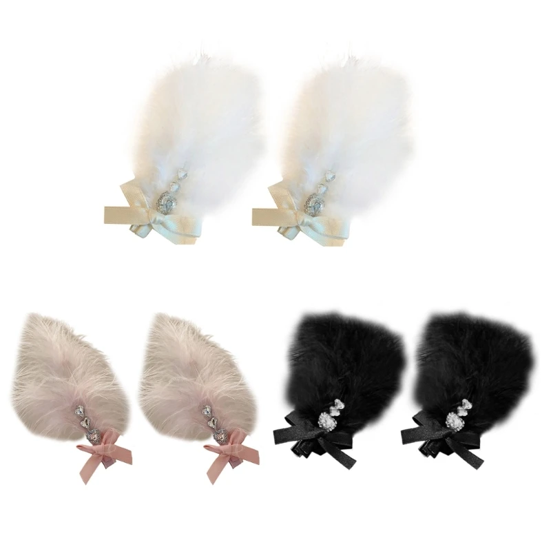 

Bows Hair Clip Set Bride Wedding Party Hair Clips Hair Ornament