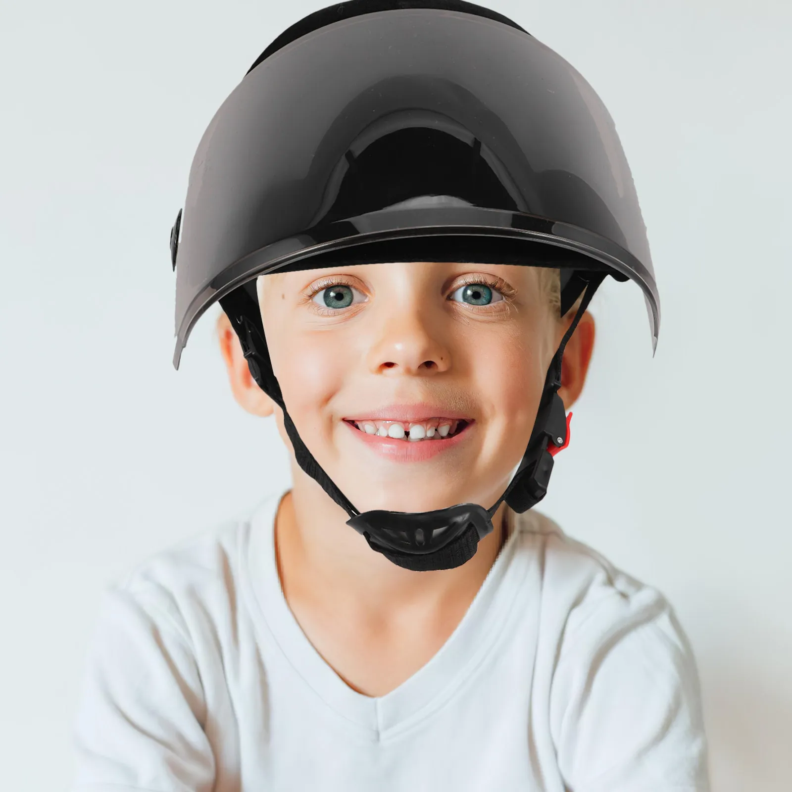 

Kids Equestrian with Uv Protection Tea-Colored Visor Comfortable Breathable Fit for Horseback Riding Cycling Safety Gear
