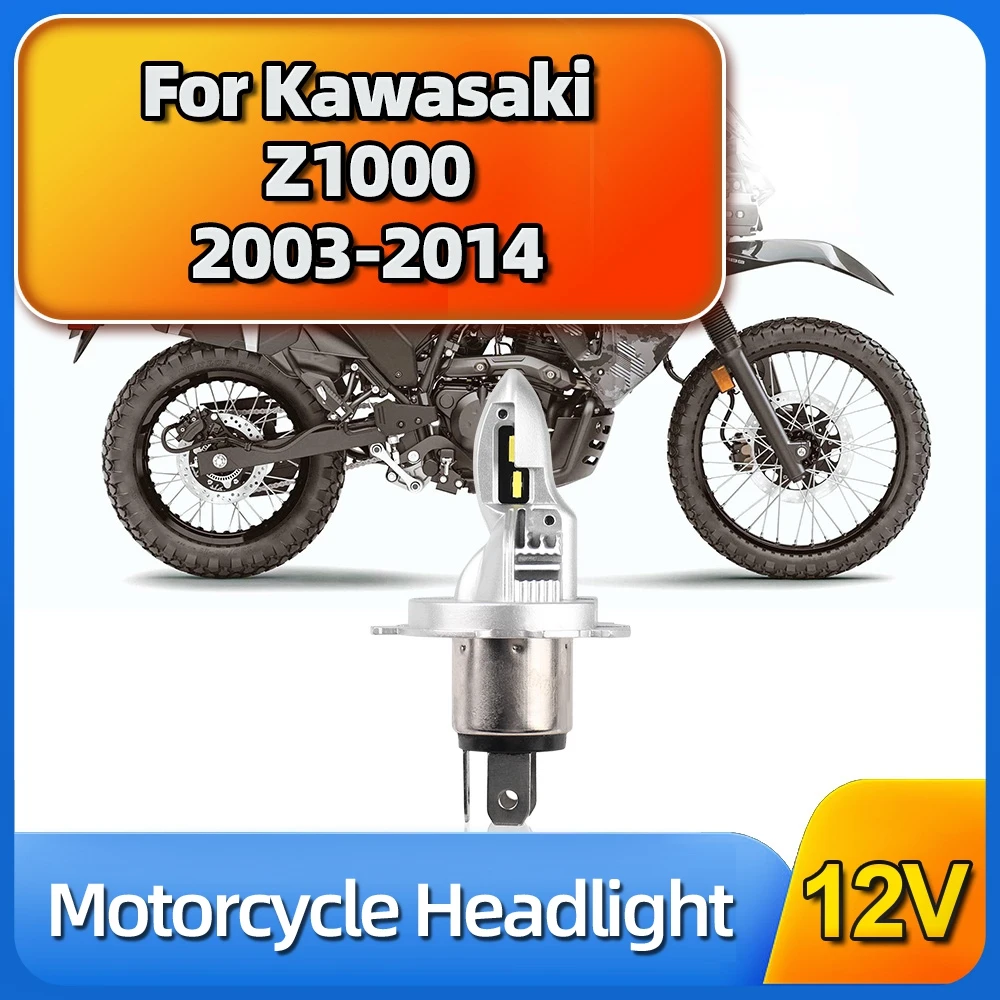 

1x светодиодная лампа для фар мотоцикла H4 50 Вт для Kawasaki Z1000 2003 2004 2005 2006 2007 2008 2009 2010 2011 2012 2013 2014