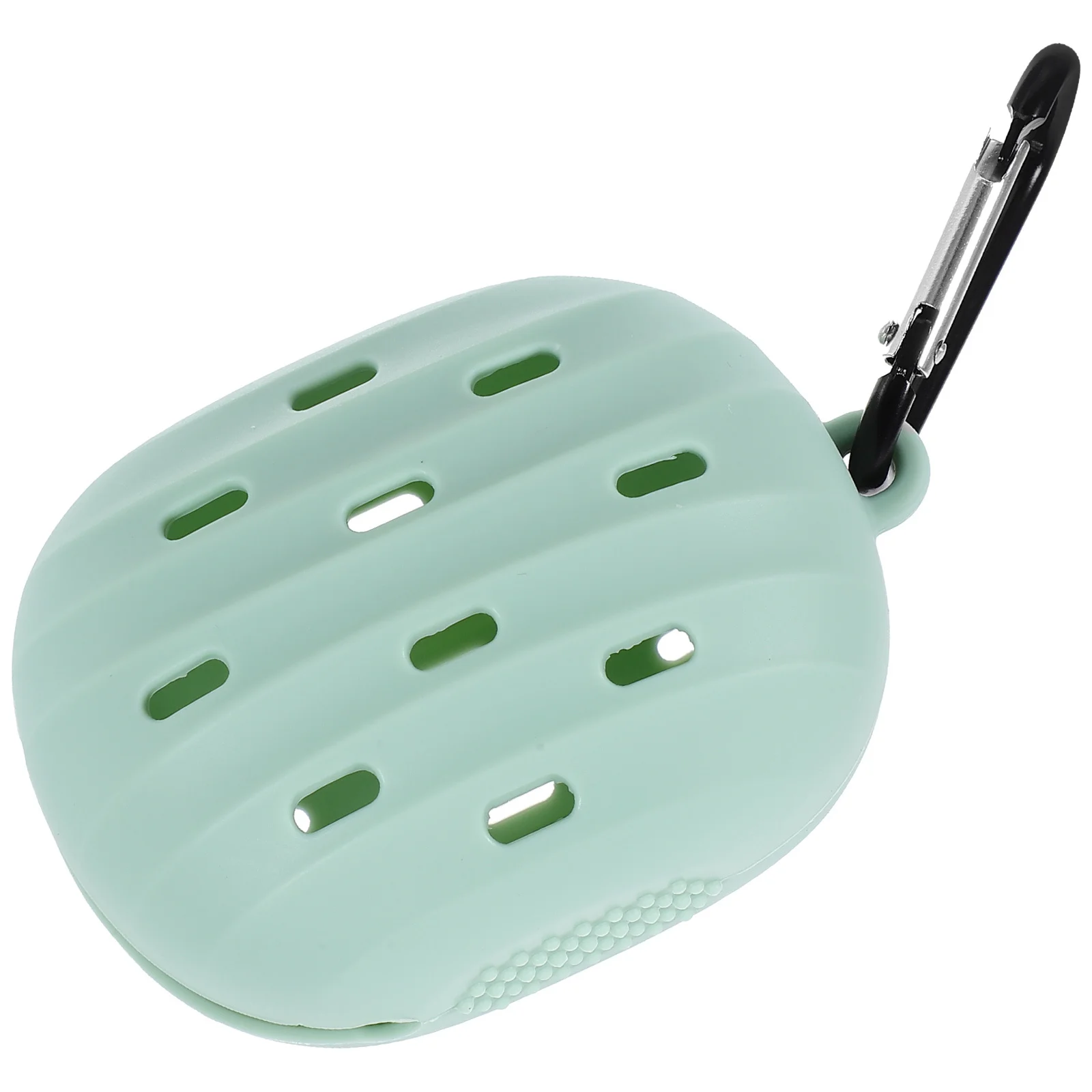 Soporte pequeño de silicona para esponja de maquillaje, estuche para esponjas en polvo, caja de almacenamiento portátil para esponjas de maquillaje de viaje, diseño suave y duradero