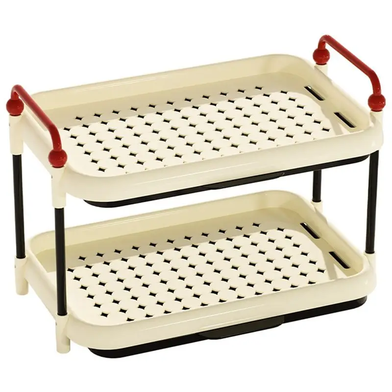 A95G Cup Storage Rack Desktop Drain Cup Rack Tray Home Water Cup Rack Tea Set Tea Cup Rack