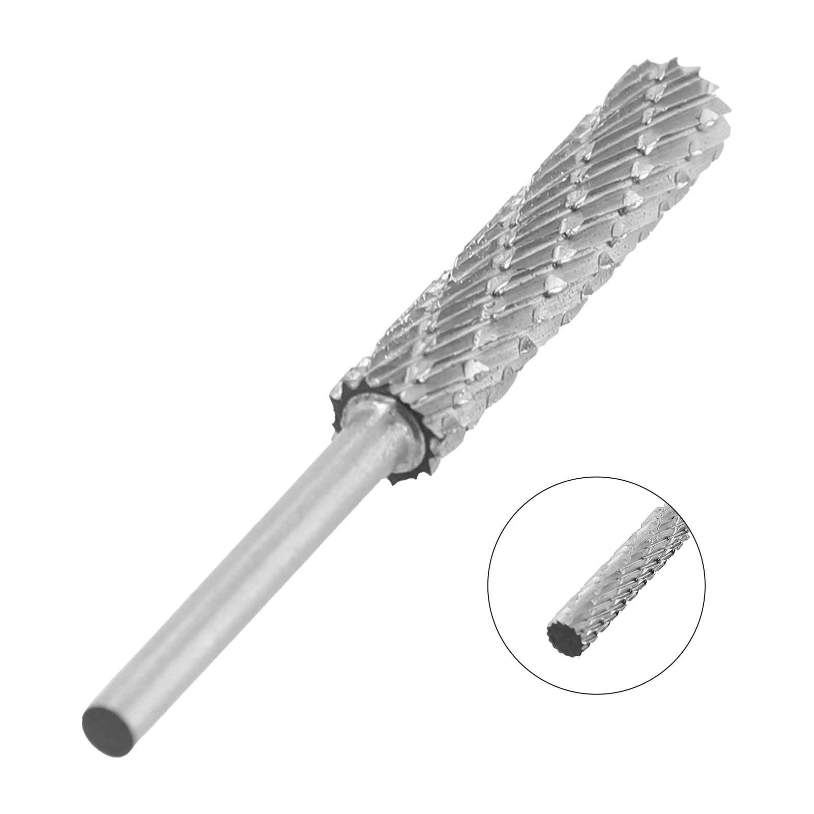 1Pc Rotary File Grinding Head Tungsten Carbide Burr Milling Cutter Drill Bit Finishing Metal Rotary File Tools 3mm 4mm 5mm 6mm