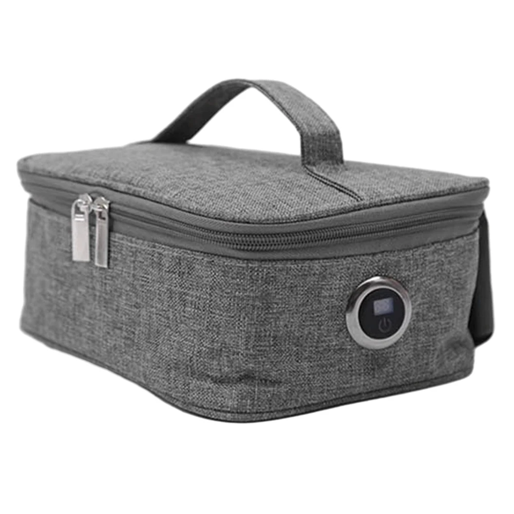 USB قابلة للشحن الكهربائية حقيبة الغداء الحرارية مقاوم للماء 3 مستويات الحرارة قابلة لإعادة الاستخدام المحمولة حقيبة الغداء الكهربائية معزول حقيبة الغداء #3