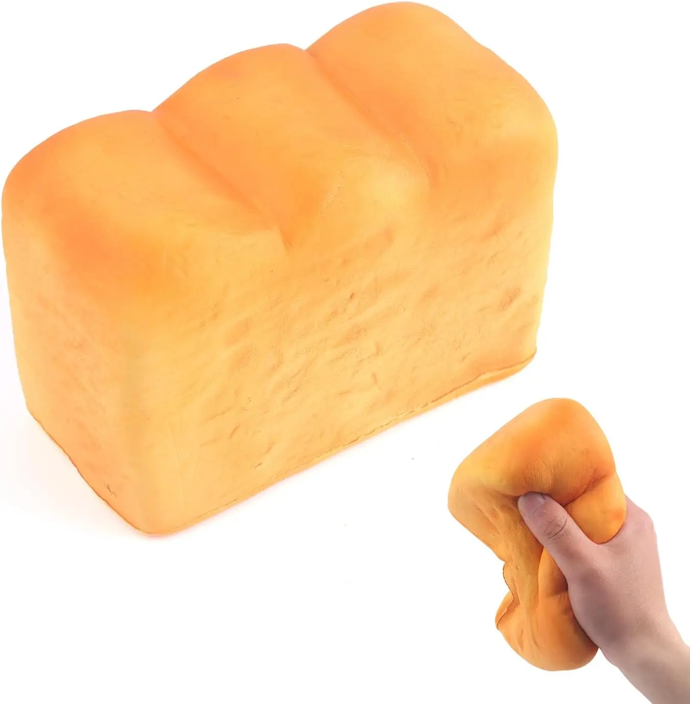 

Anboor 6.1 Inches Bread Squishies Jumbo Slow Rising Scented Stress Relief Realistic Food Cute Squeeze Squish Toy
