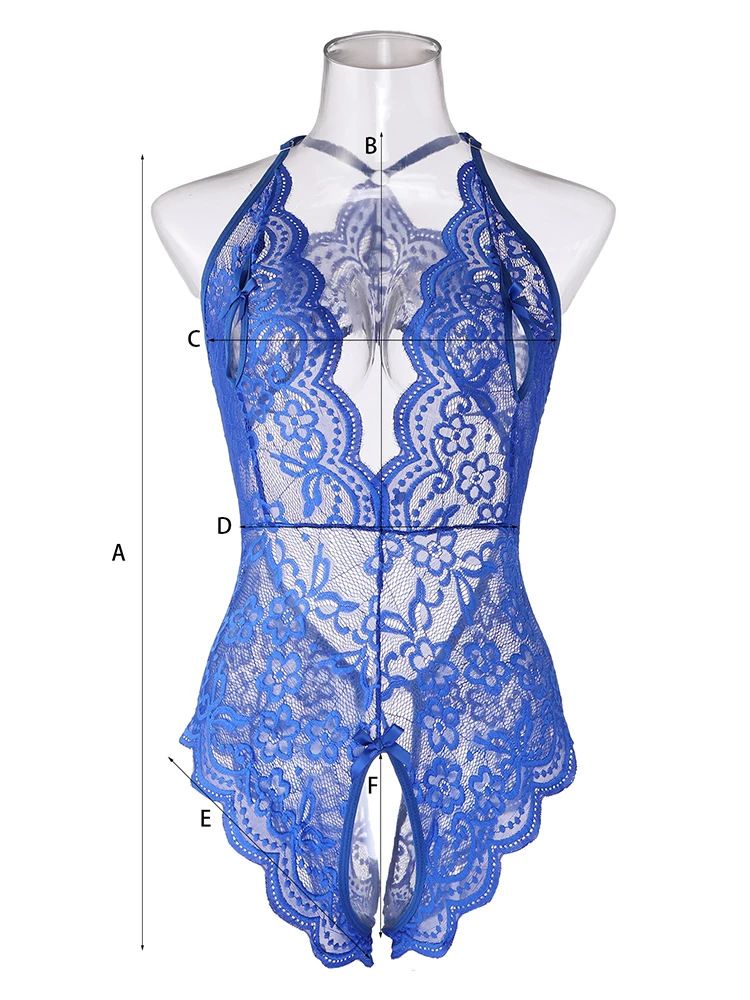 

Сексуальный синий открытый бюстгальтер с вырезами, нижнее белье, женское кружевное Ажурное боди, Эротическая Пижама, комбинация, платье с глубоким V-образным вырезом, комплект нижнего белья