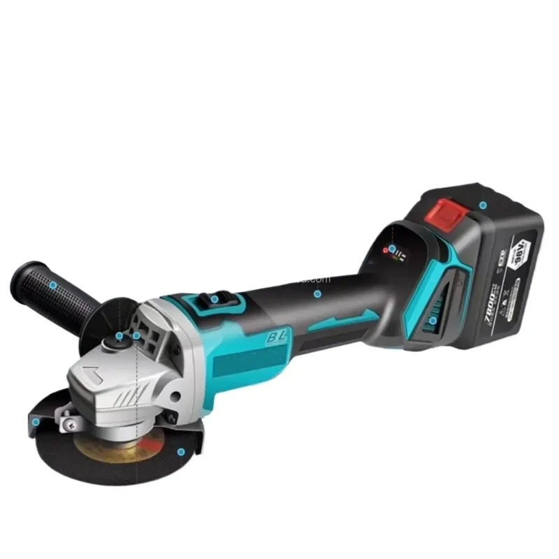 

#Professional 1200W Small and Practical Cordless Electric Angle Grinder OEM Powerful Tool with Durable Battery