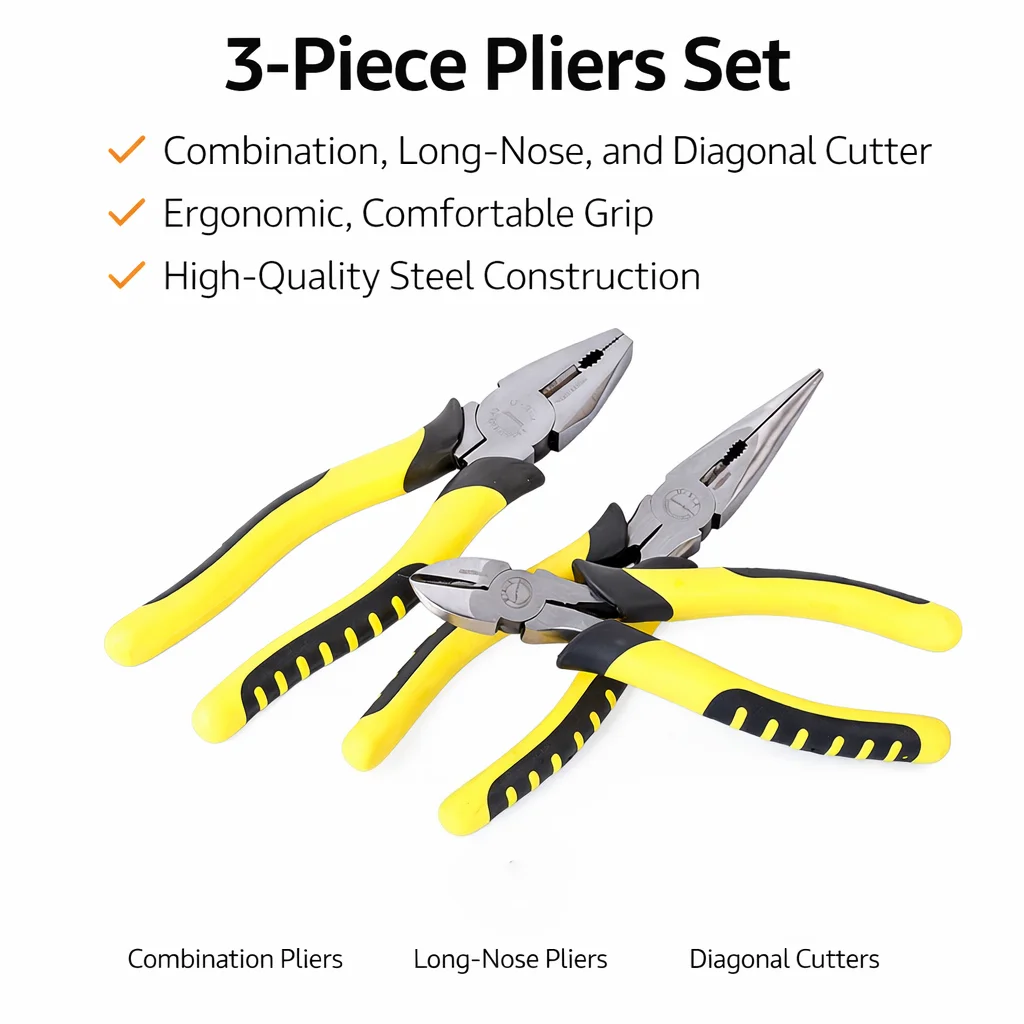 CR-V Steel Pliers Kit – 8