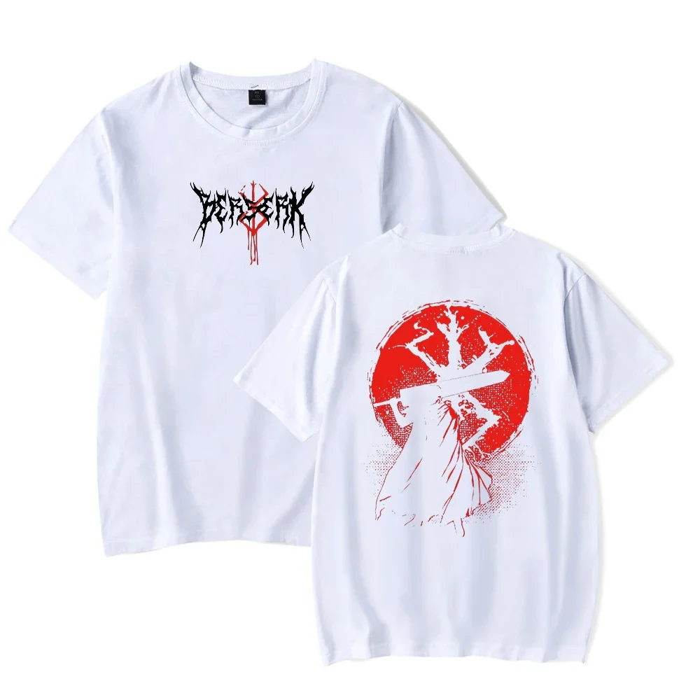 Anime Berserk Guts Acid Tshirt Retro Vintage Washed Graphic Tees Men Harajuku Cotton Casual Short Sleeve Tshirt Tops Unisex image 5