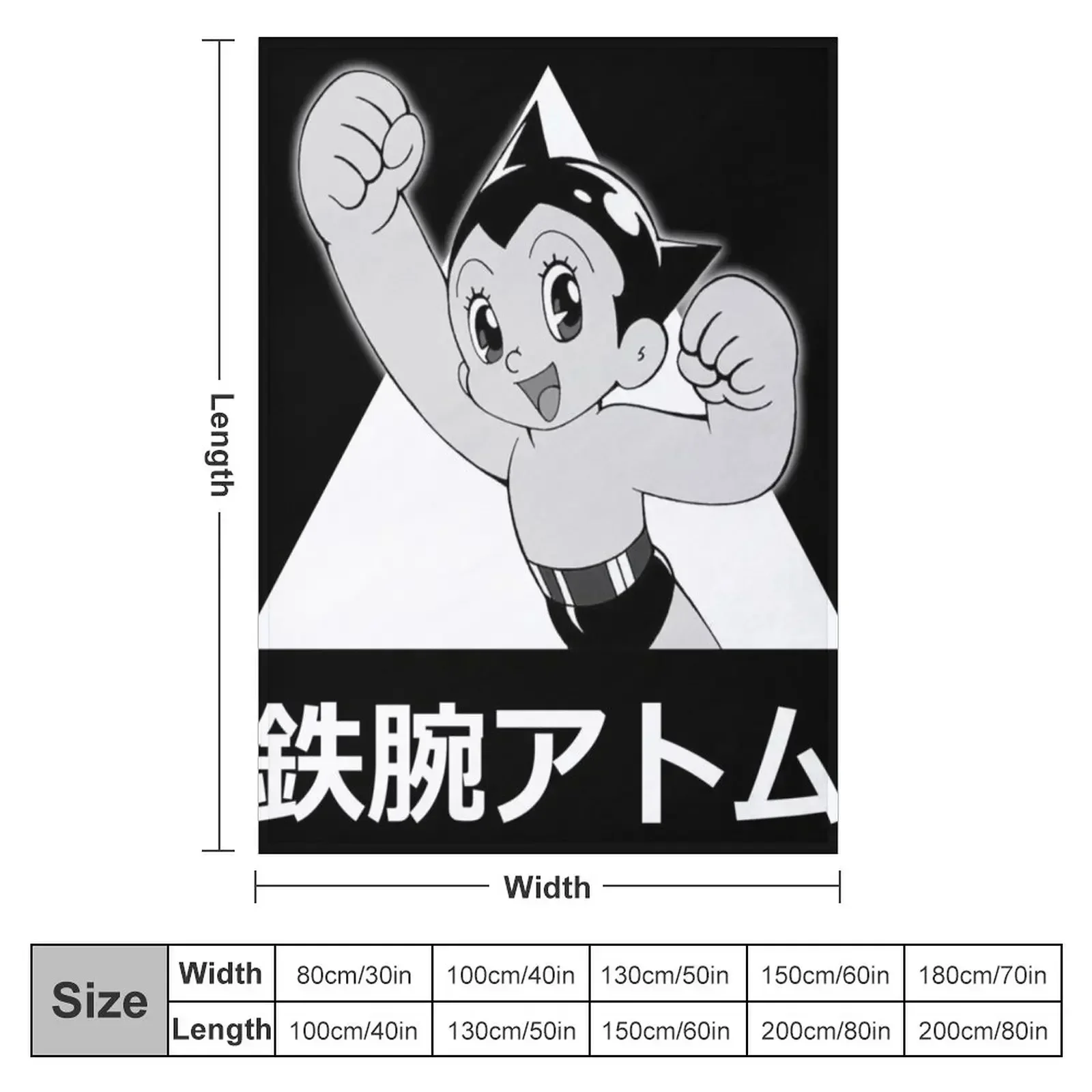 Astro Boy - Mighty Atom (Tetsuwan Atom) Throw Blanket decorative Thermals For Travel Summer Moving Blankets