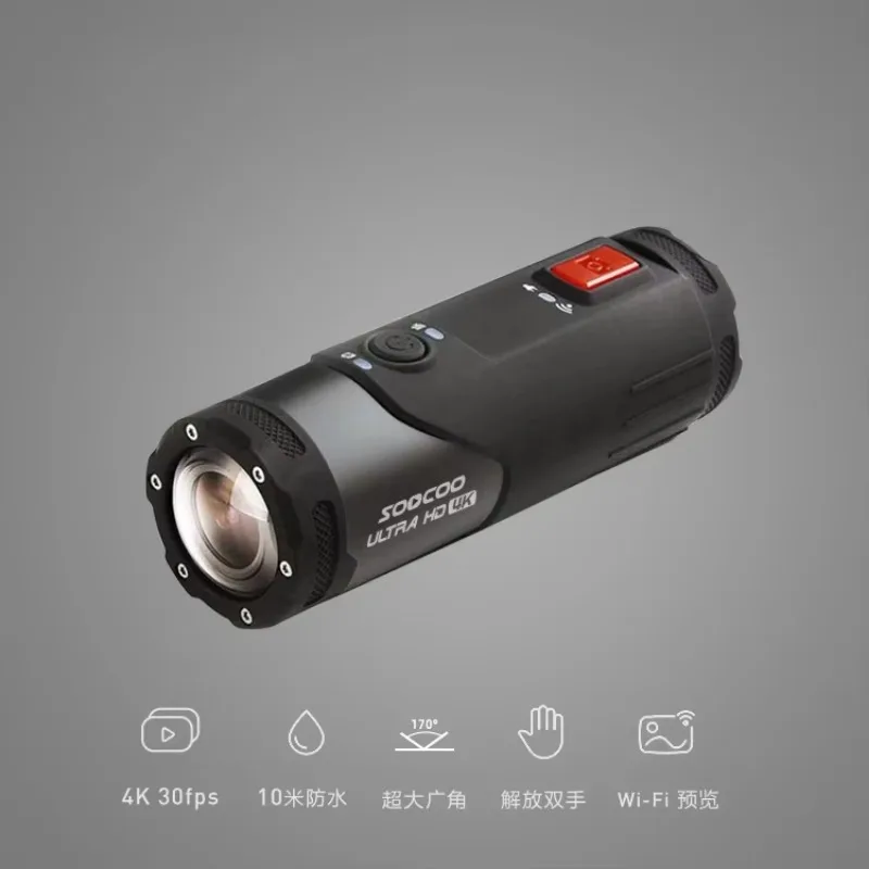 4K WiFi Waterproof Action Camera 10M Underwater Sports Video Cam for Bike Motorcycle Helmet Use