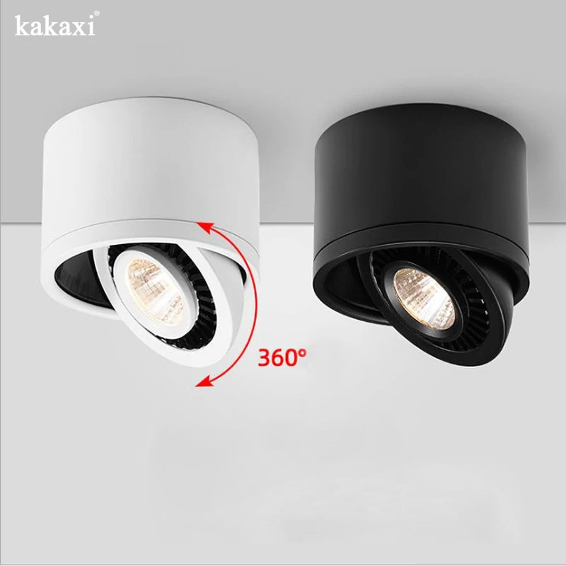 Rotatable Led Ceiling Lights Cob Personalized Spotlights Background Wall Ceiling Clothing Store Ceiling Spot Light DownLight