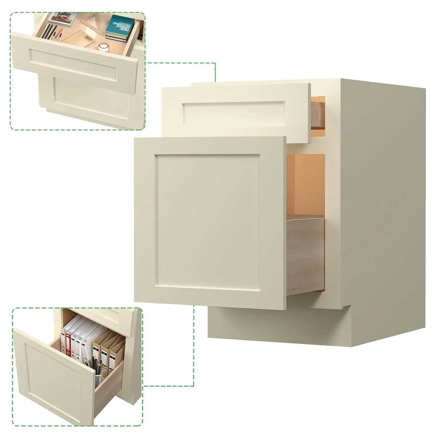 2 Drawer File Cabinet Small Office Storage Filing Organizer Metal Lockable Vertical, Customized