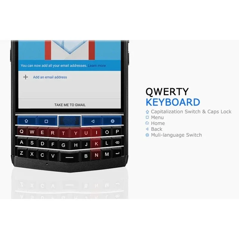 Глобальная версия Unihertz TITAN Rugged QWERTY Keyboard Smartphone Android 10 6GB + 128GB 6000mAh 4,6 "Octa Core 4G мобильный телефон