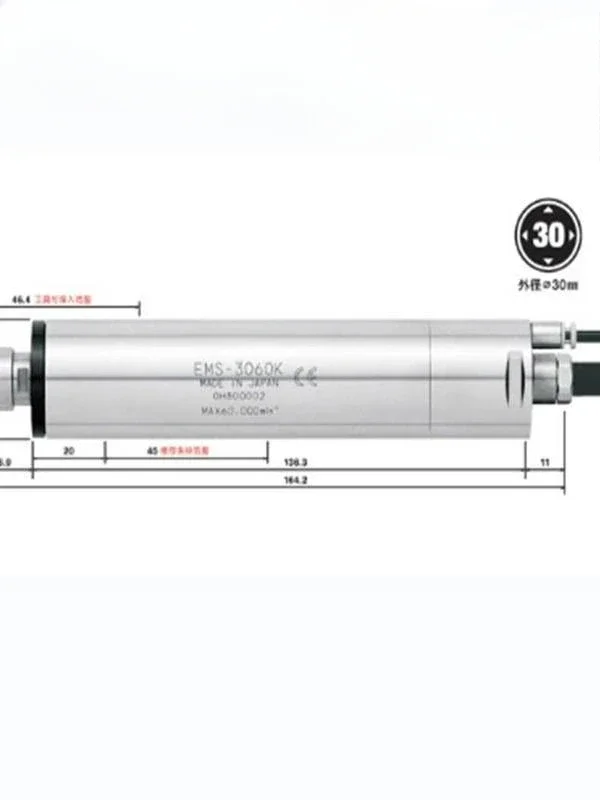 High speed spindle splitter   cutting   deburring spindle EMS-3060K