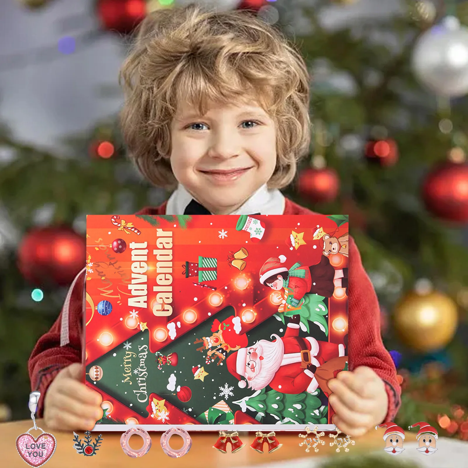 Small Heaters for Indoor Use with Timer Countdown Christmas Advent Calendar For Kids Battery Operated Lights with Timer Crafts