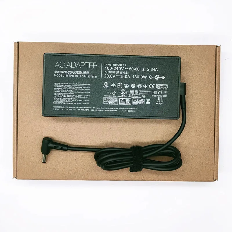 

Original ADP-180TB H 20V 9A 180W 6.0mm Laptop AC Adapter Charger for ASUS ROG Zephyrus G14 GA401II-BM026T Notebook Power Supply