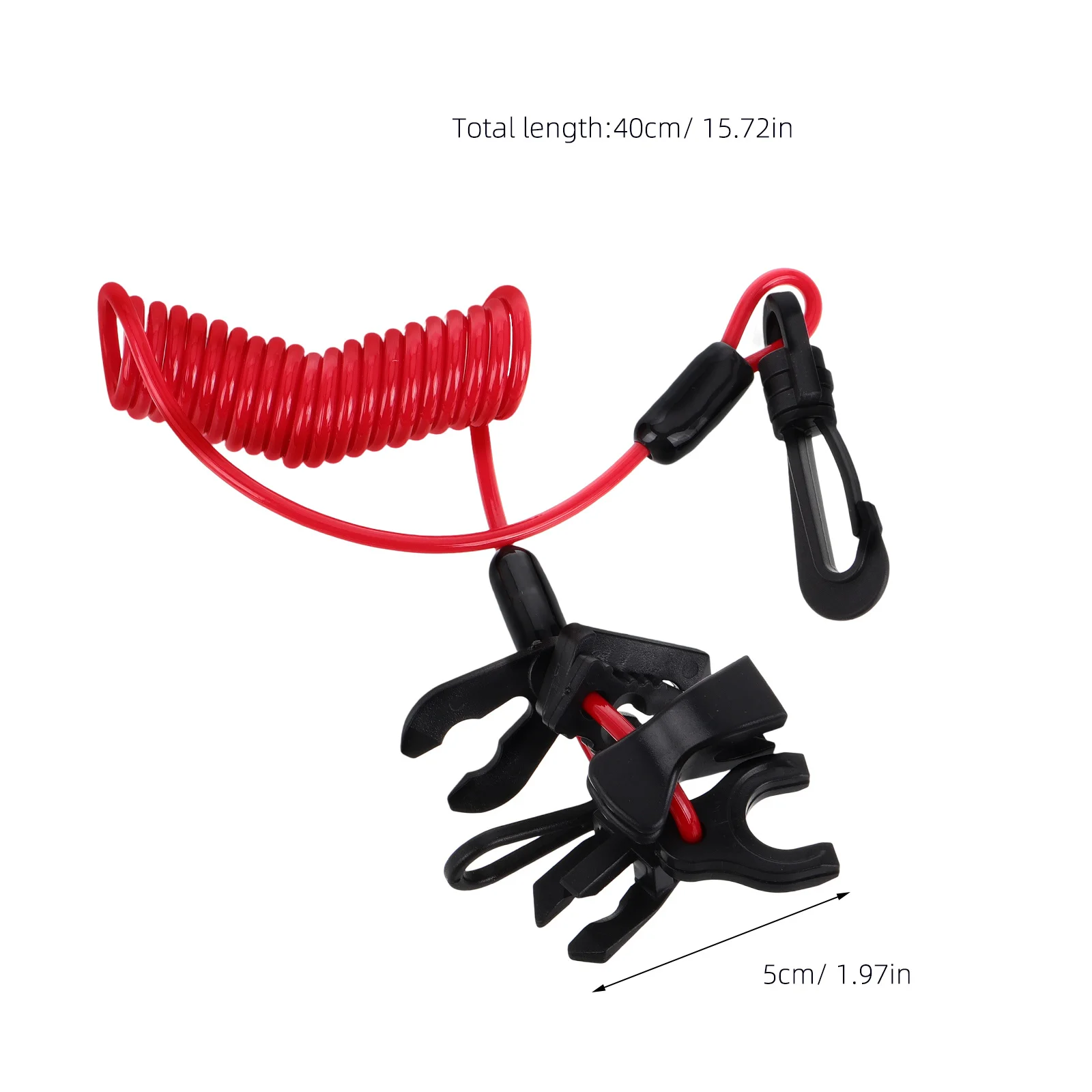 Cordón de seguridad Universal para Motor fueraborda, cable duradero, parada de emergencia, accesorios para motores de barcos