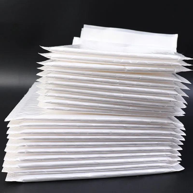 ซองกันกระแทกสีขาว 20/10 ชิ้น ขายส่ง มีหลายขนาด สำหรับจัดส่งสินค้า ซองบับเบิ้ลแบบนิ่ม