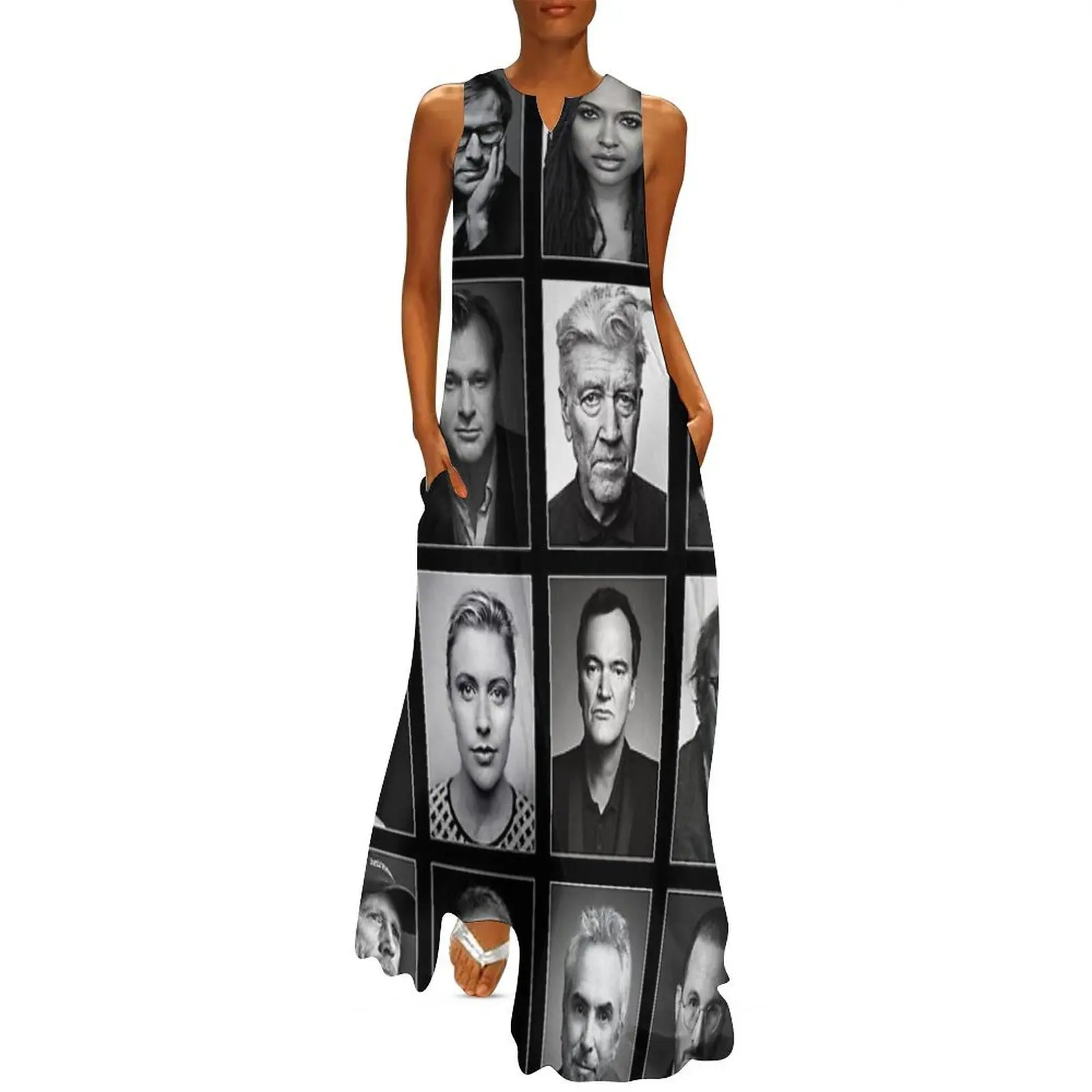 

Auteur Film Directors Long Dress womans clothing cute dress Aesthetic clothing