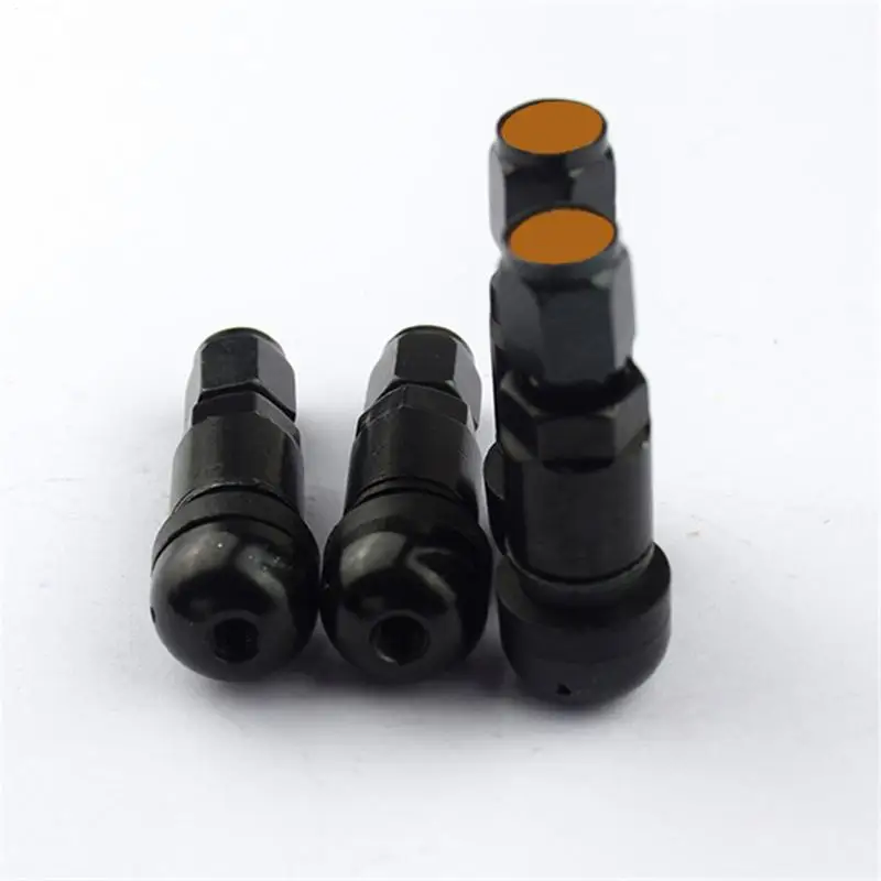 4pcs / set Universal Motorcycle Car Wheel Tubeless Tire Valve Air Caps for Tire Valve Stem Aluminum Metal Air Valve Stem