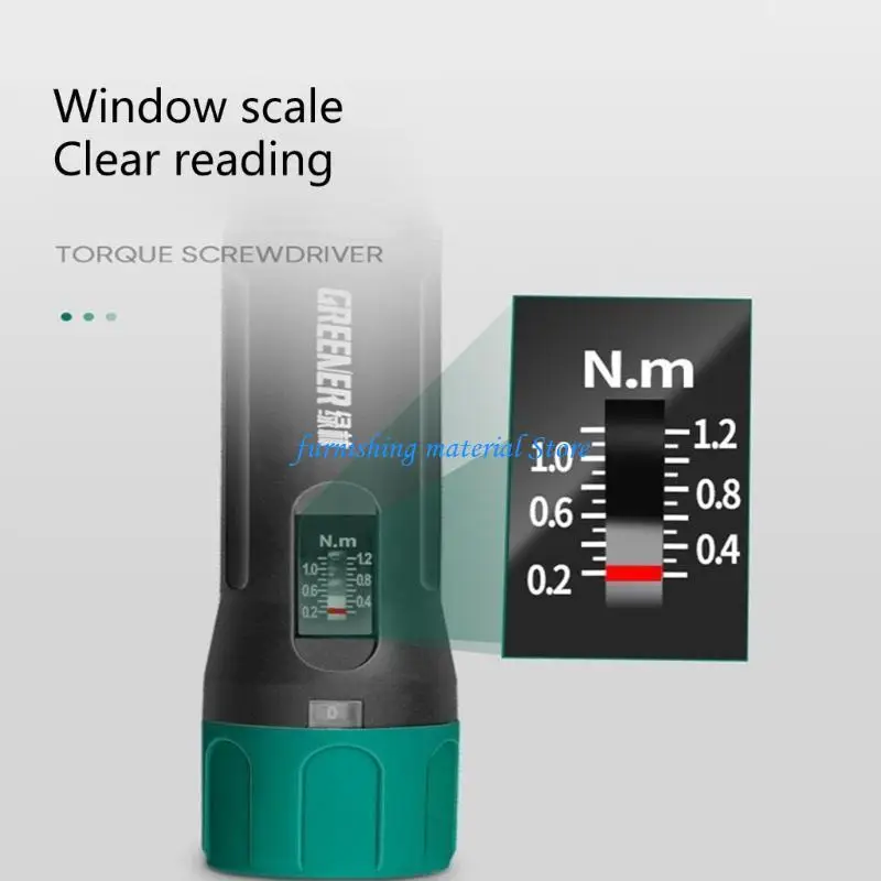 

Y5GD 1/4” Torque Screwdriver Drive Screwdriver Torque Wrench with Bit Electrician