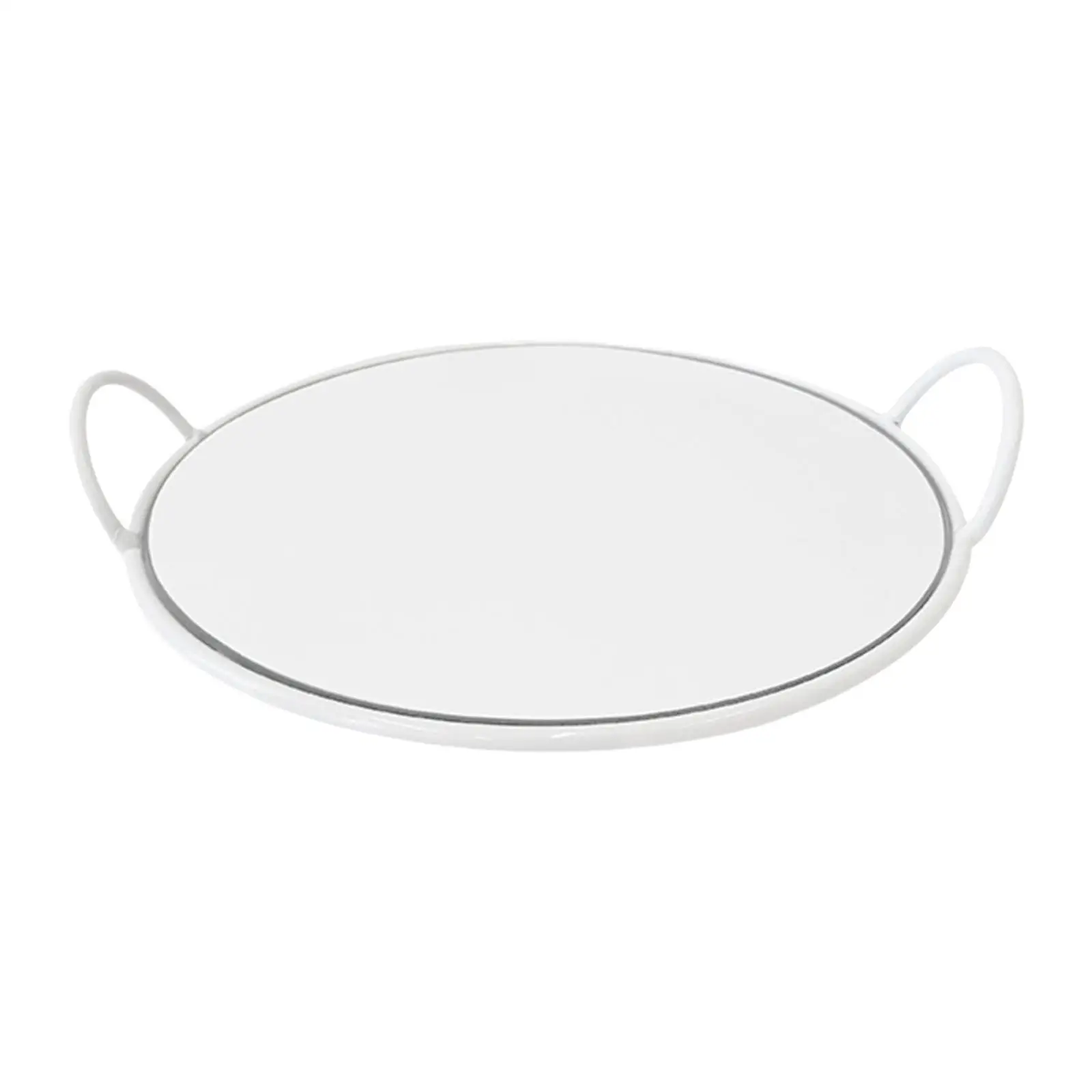 

Mirrored Jewelry Display Tray Makeup Organizer Tabletop Serving Tray Multipurpose for Coffee Table Countertop Home Bathroom Shop