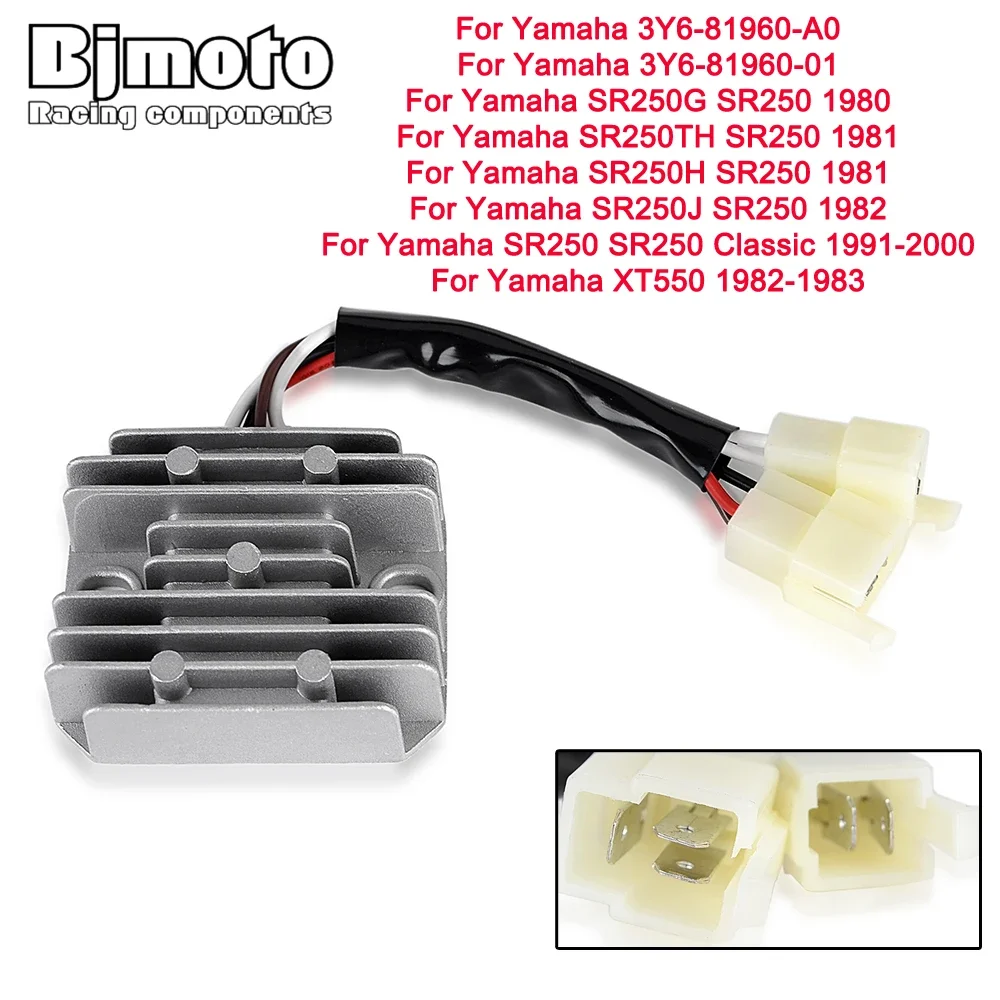 

Motorcycle Regulator Rectifier for Yamaha XT550 SR250G SR250J SR250 For Suzuki DF4 DF5 DF6 DF9.9 DF15 DT115 3Y6-81960-01