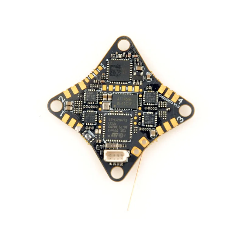 HappyModel CrazyG473 V1.0 AIO 5in1 비행 컨트롤러 내장 UART ELRS 및 5.8G OpenVTX