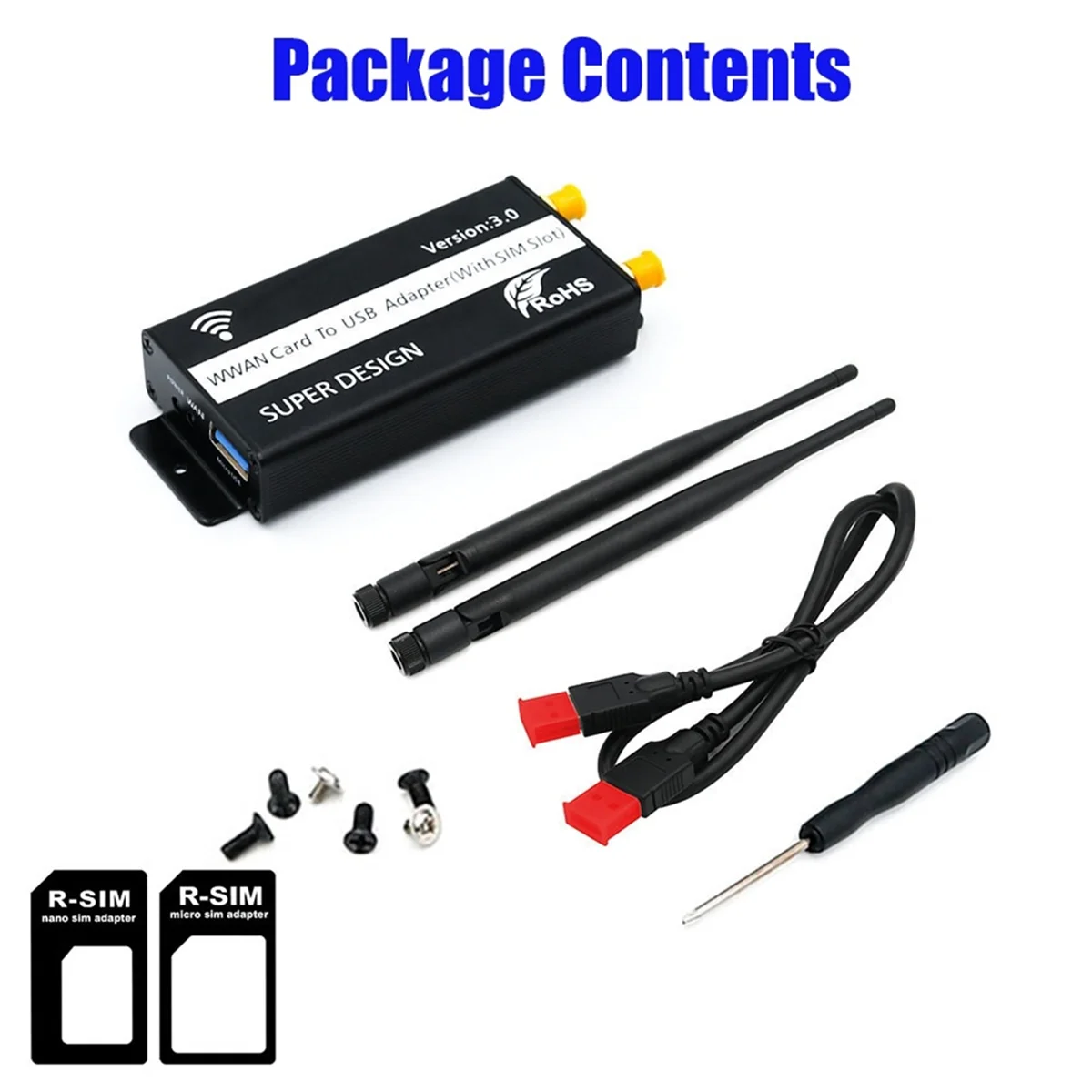 ^&*Summer sale- M2 USB Adapter M.2 NGFF Usb 3 3.0 USB3.0 Converter Card with SIM Card Slot for WWAN / LTE / 4G