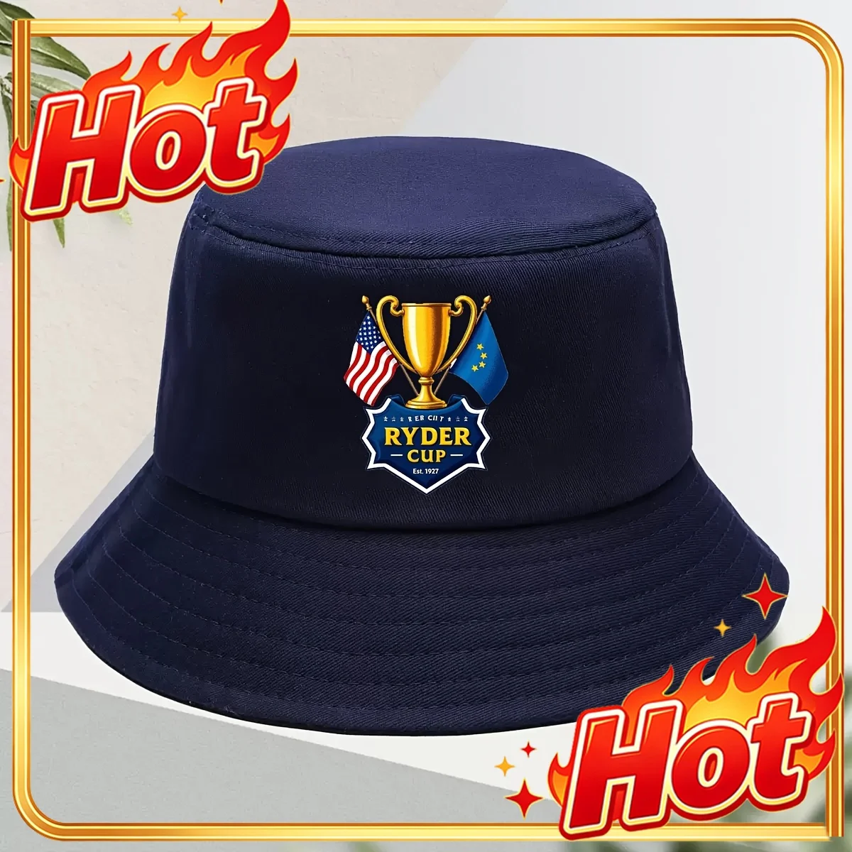 Custom Hat Men'S Washable Bucket Hat - Featuring A Radel Cup Pattern, Lightweight And Breathable, Summer Sports Bucket Hat, Non-