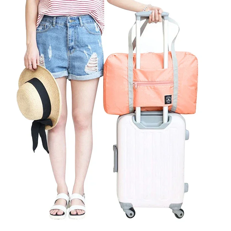 Faltbare Reisetaschen große Kapazität Kleidung Gepäck Veranstalter wasserdichte Handtaschen Frauen Männer Reise Kleidung Lagerung Veranstalter