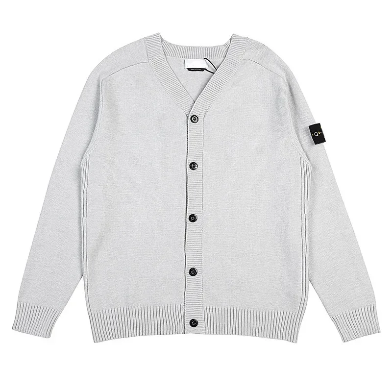 KND 22 STONE 512BO STOCKING STITCH COTTON NYLON Men's Cardigan Jacket V-Neck Chinese Mainland Origin