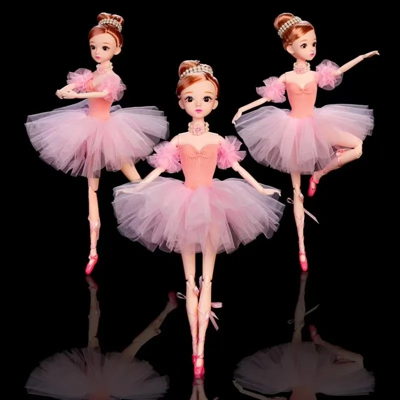 New 1/6 Ballet Dolls 32cm Girls Doll 11 Jointed Dancing doll for Children Kids Prezzie Cute Birthday Gift Fashion Girls Toys
