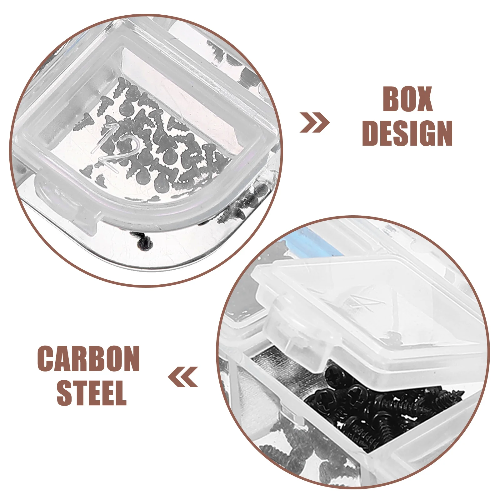 

Self-Tapping Screws Assortment Kit with Multiple Sizes Carbon Steel Pan Head Fasteners for Wood Metal Plastic DIY Projects Wall