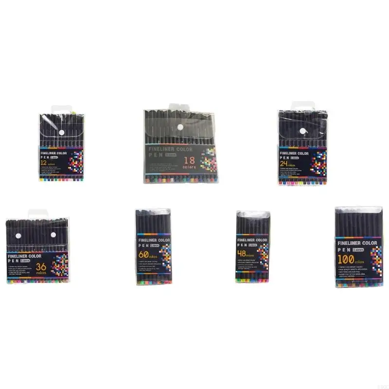 

Colorful Gel Pen 0.4MM Assorted Color Journaling Pen Multicolored Drawing Pen for Color Coding Scrapbooking Card Making D5QC