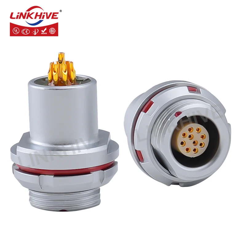 Compatible with ODU MINI SNAP B Series G8 Receptacles Size 0 1 2 2 3 4 5 6 7 8 9 10 12 14 16 18 19 26 32 Pin Circular Connector